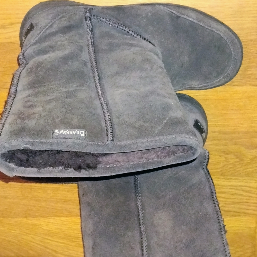 Bear Paw Brown tall boots super warm